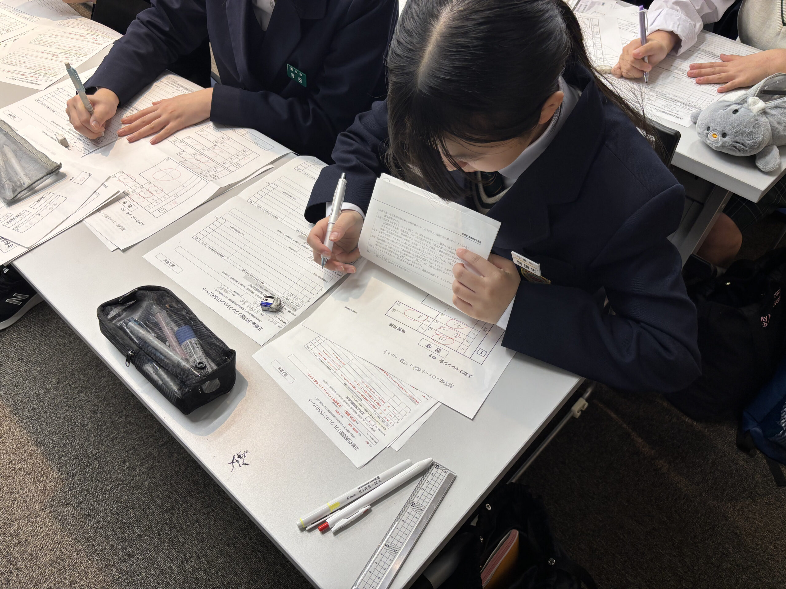 SSR問題分析に基づく指導の様子